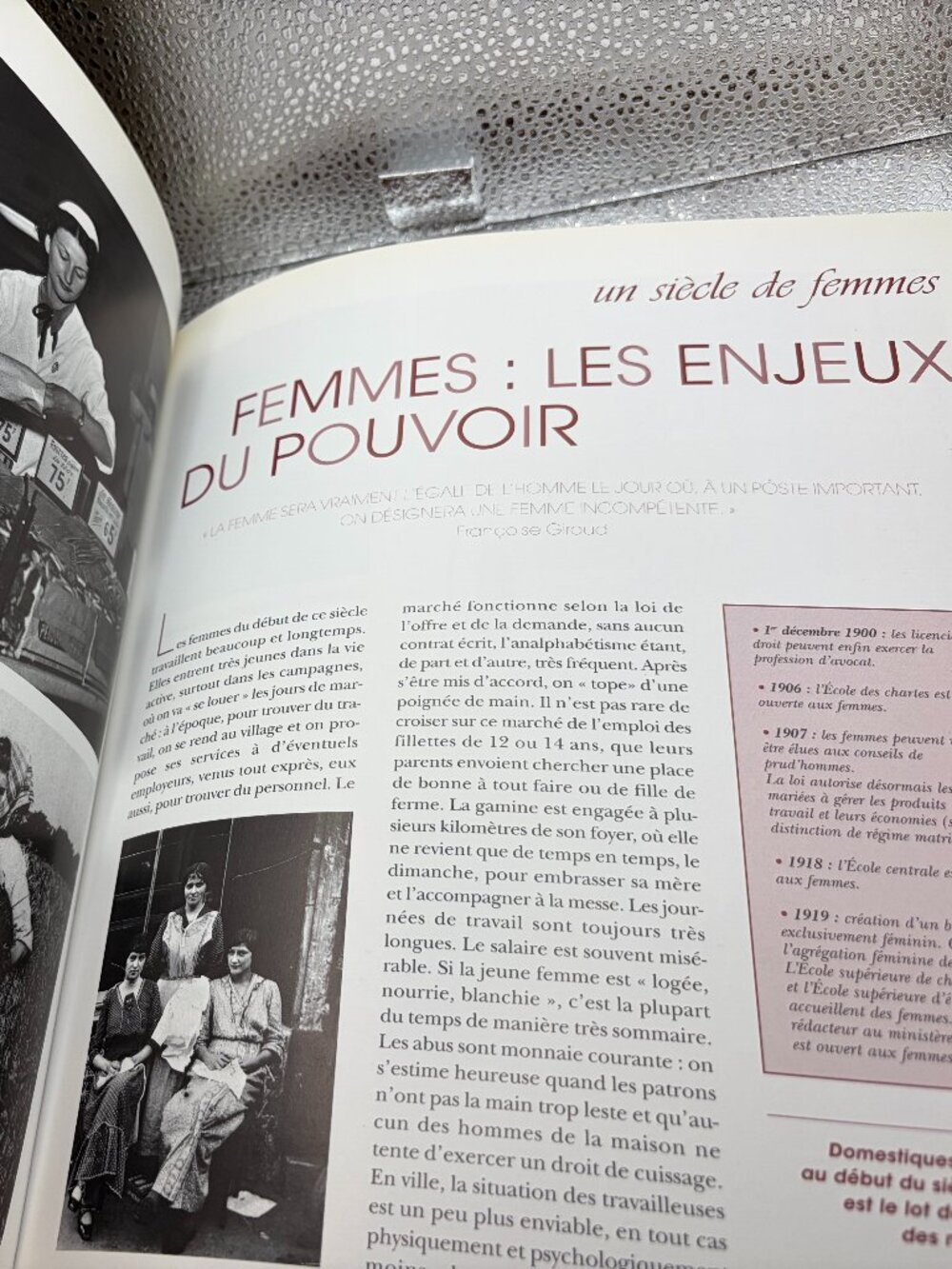 🖼️ Rare French Coffee Table Book: Un siècle de femmes (Le Pré aux Clercs)